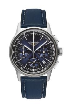 Bauhaus Aviation Herrenuhr Quarz Chronograph mit Lederarmband
